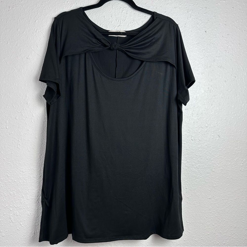Haptics‎ Elegant Black Women's Top Size 1X